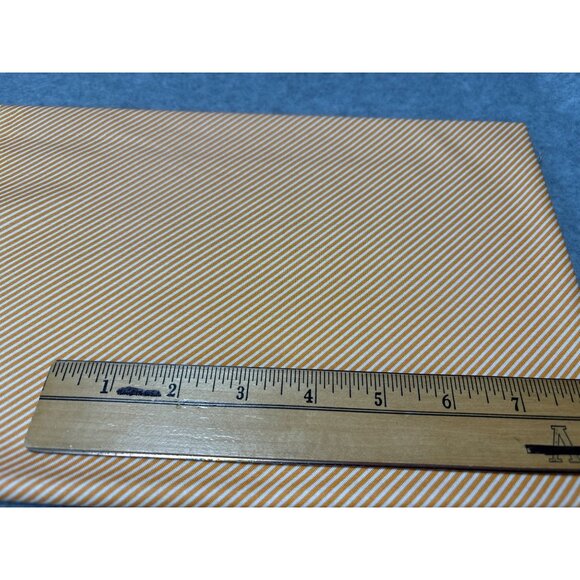 Orange & White Striped Cotton Quilting Fabric By Bonnie & Camille For Moda 24" x - Picture 3 of 8